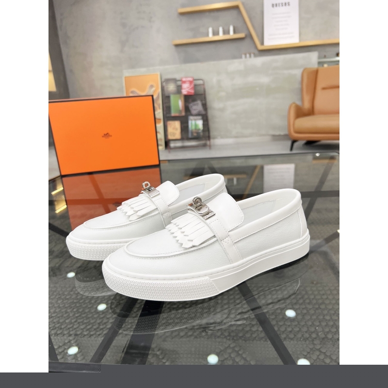 H**mes leather shoes